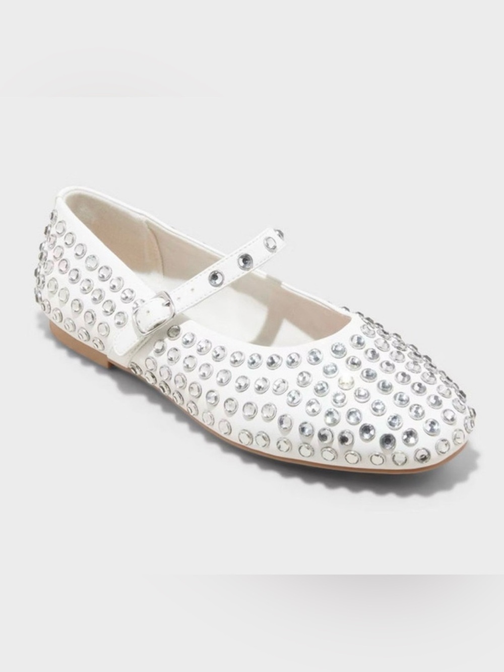 A New Day White Studded Flats